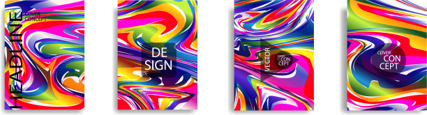 抽象的背景纹理色彩鲜艳图片下载