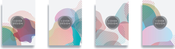 动态风格的旗帜设计集流体橙色图片下载