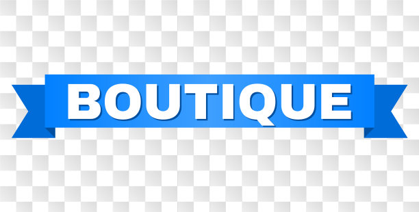 蓝色带精品标题图片下载