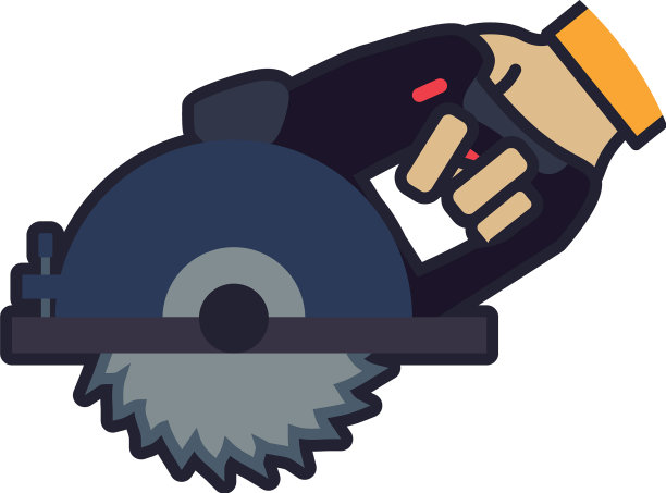 手工圆锯木工工具图片下载