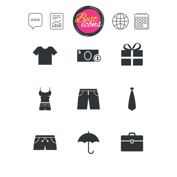 服装配饰偶像购物标志图片下载