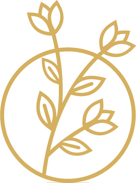 线条装饰植物Logo图片下载