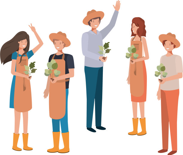 群人园丁微笑的头像图片下载