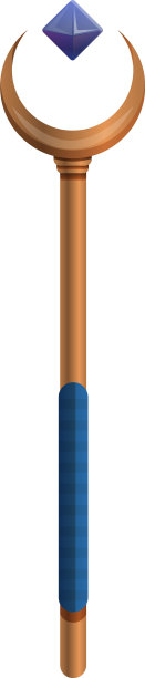 魔术棒图标卡通风格图片下载