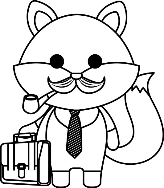 可爱的小狐狸角色图片下载