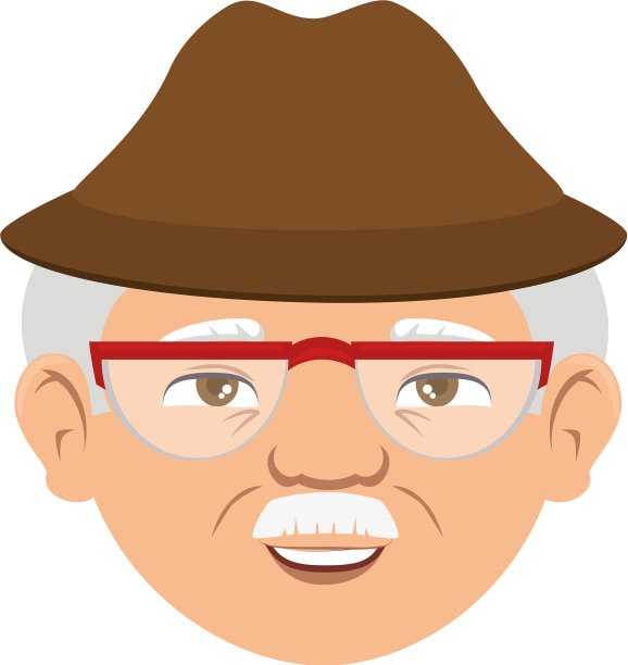 祖父头像人物图标图片下载