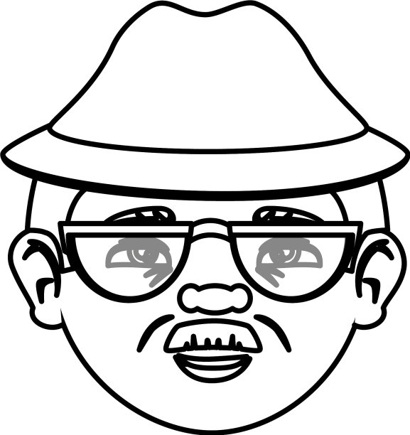 祖父头像人物图标图片下载