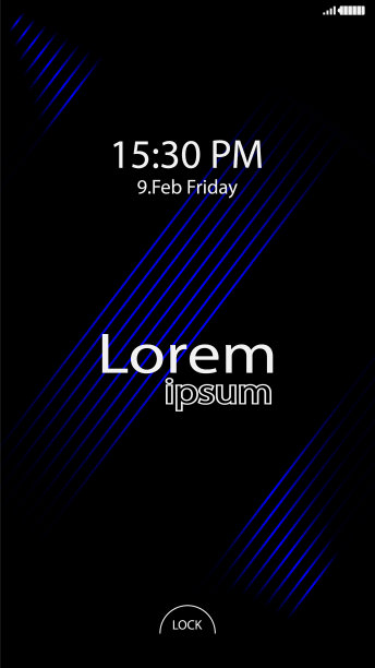 现代锁屏手机应用程序图片下载