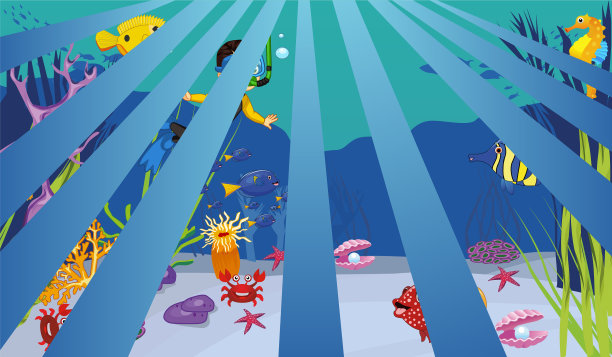 美丽的水下世界图片下载