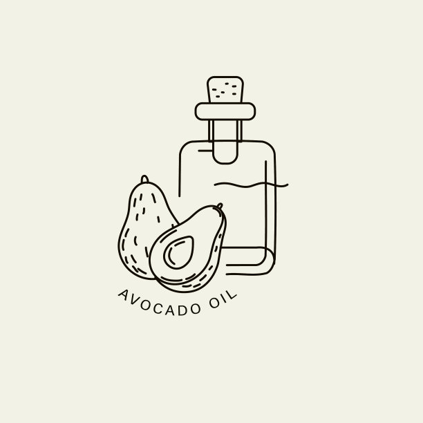 图标和标志的天然化妆品油图片下载