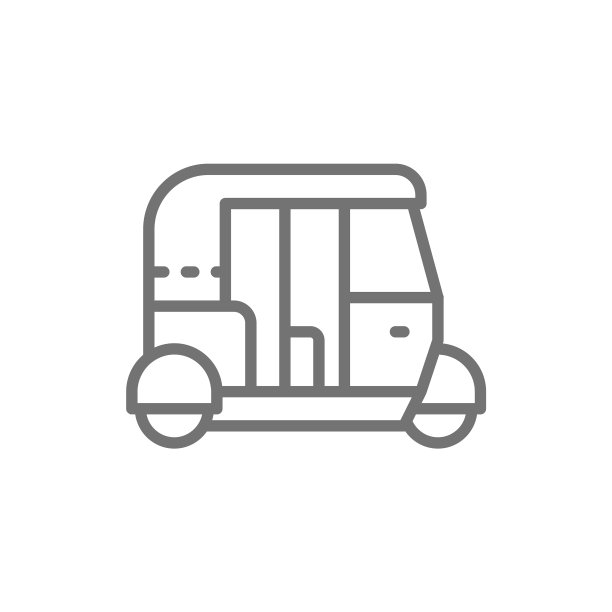 嘟嘟车是印度的传统公共交通工具图片下载