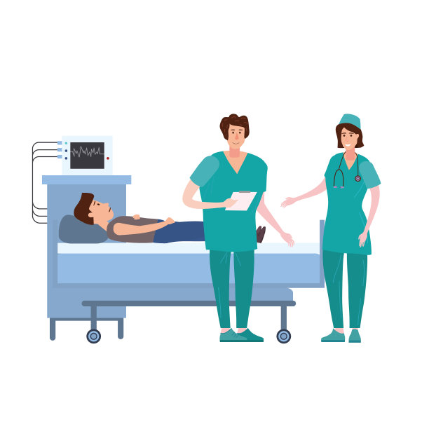 医疗队护士和医生咨询病人图片下载