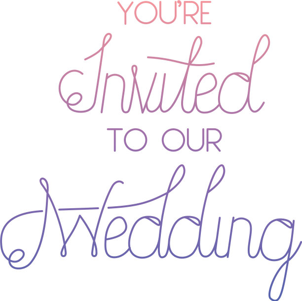 邀请婚礼与手工制作的字体图片下载