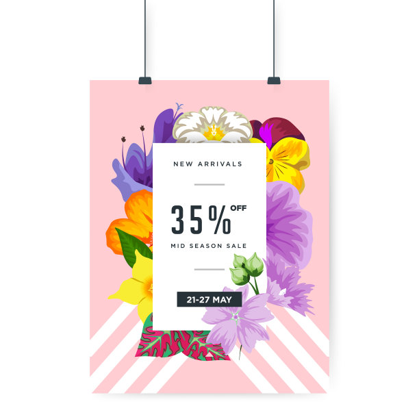 粉红色背景上的鲜花花瓣图片下载