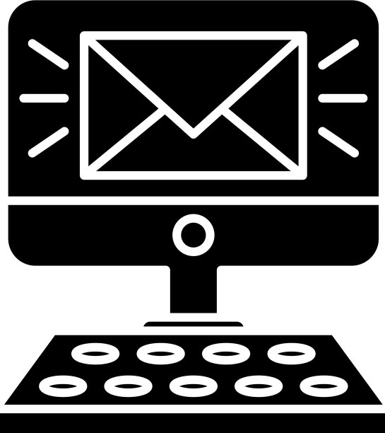 新消息黑色图标上签署隔离图片下载