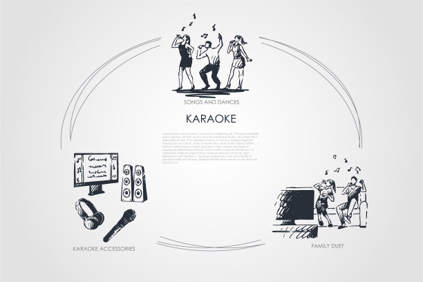 卡拉ok -歌舞家庭二重唱卡拉ok图片下载