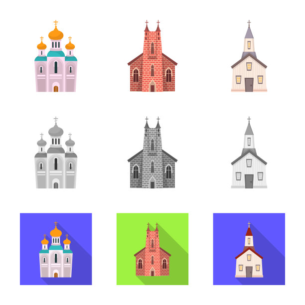 设计邪教和寺庙符号图片下载