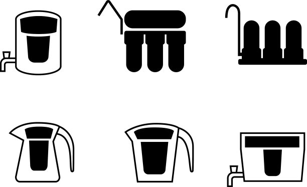 设置剪影中的净水器图标图片下载
