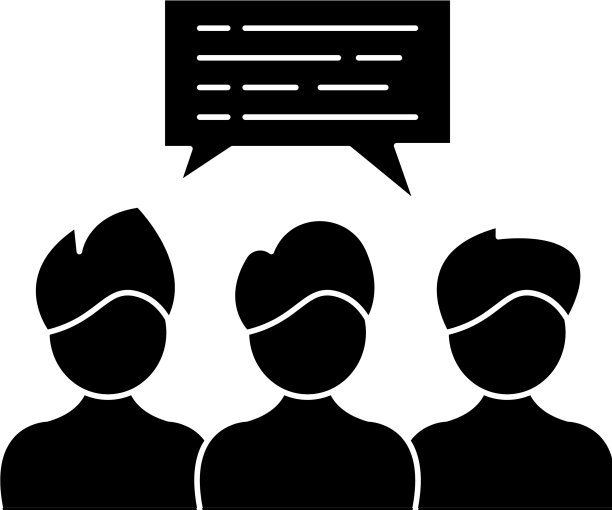 团体教练黑色图标标志孤立图片下载