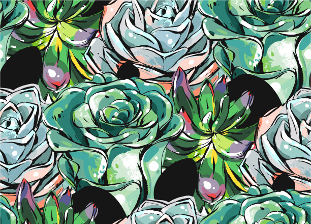 手绘抽象水墨毛笔图片下载