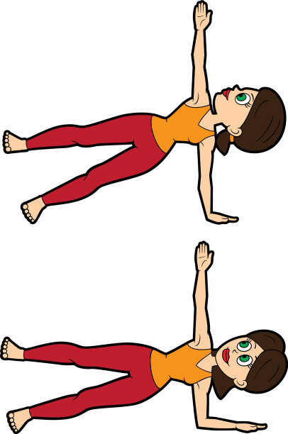 瑜伽体式设置与侧平板姿势修改图片下载