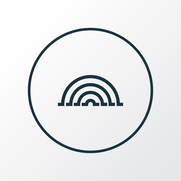 电弧图标线符号优质隔离图片下载