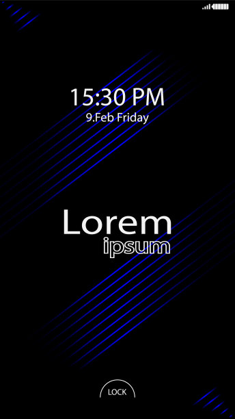 现代锁屏手机应用程序图片下载