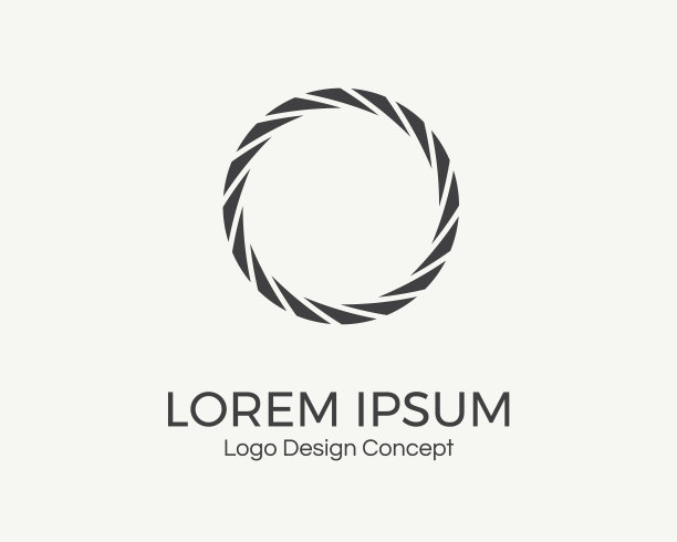 抽象圆形动态标志圆形形状图标图片下载