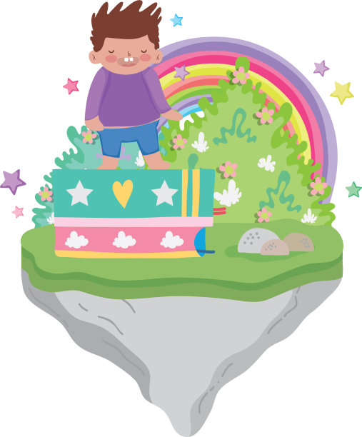 风景里的小胖小子图片下载