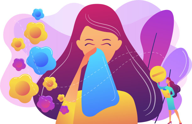 季节性过敏概念图片下载