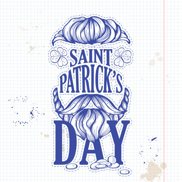 为圣帕特里克节写信图片下载