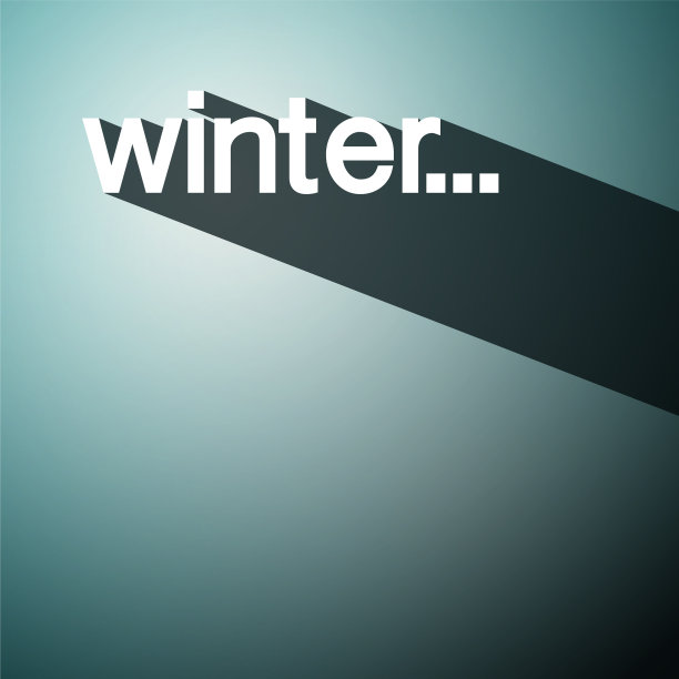 冬季背景阴影设计图片下载