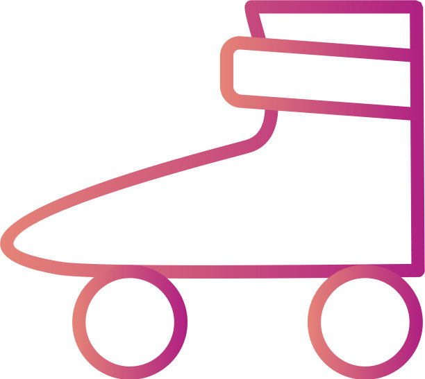 轮式溜冰鞋图标图片下载