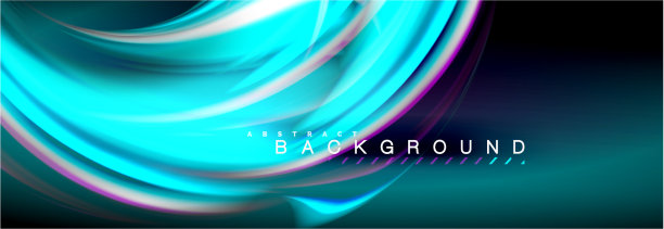 模糊流体颜色背景抽象波图片下载