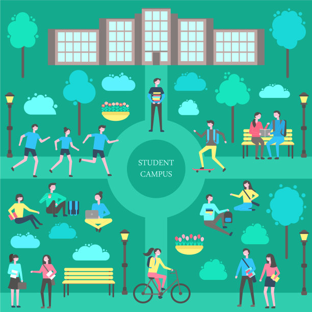 校园青少年海报图片下载