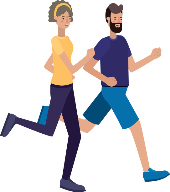 年轻夫妇的化身图片下载