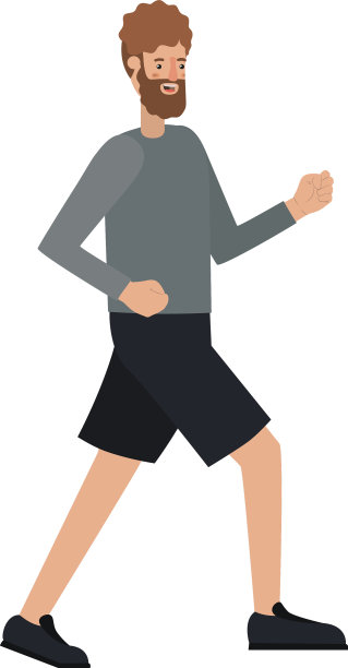 一个留着胡子的年轻人图片下载