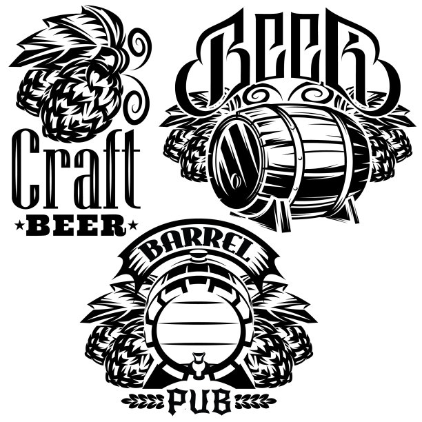 一套单色包装模板图片下载