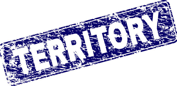 Grunge领土框圆角矩形邮票图片下载