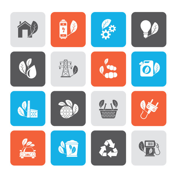 绿色生态环境标志图片下载