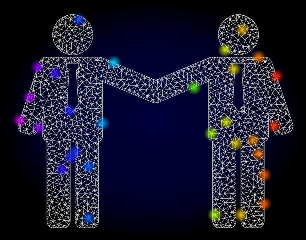 网络与商家建立联系图片下载