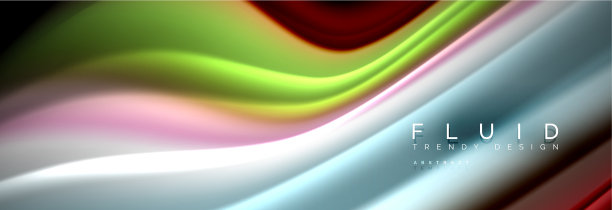 流体波线背景或几何图案图片下载