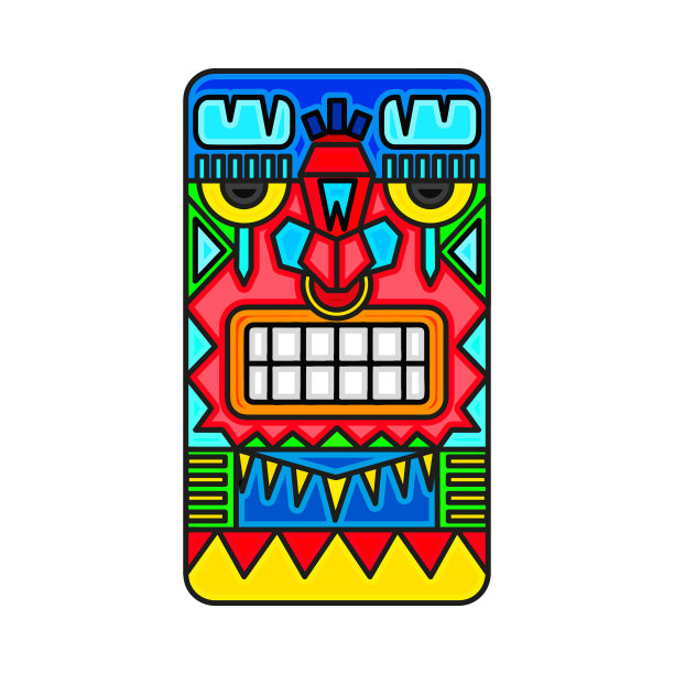 玛雅战士设计图片下载