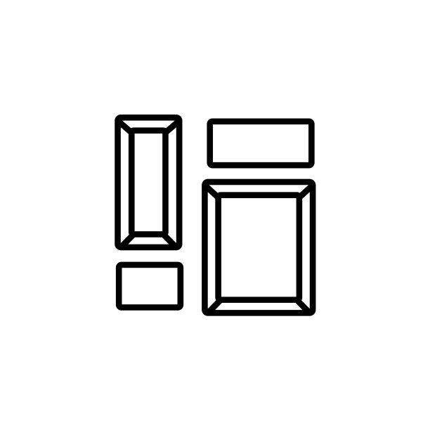 网页线图标图片相框黑白图片下载