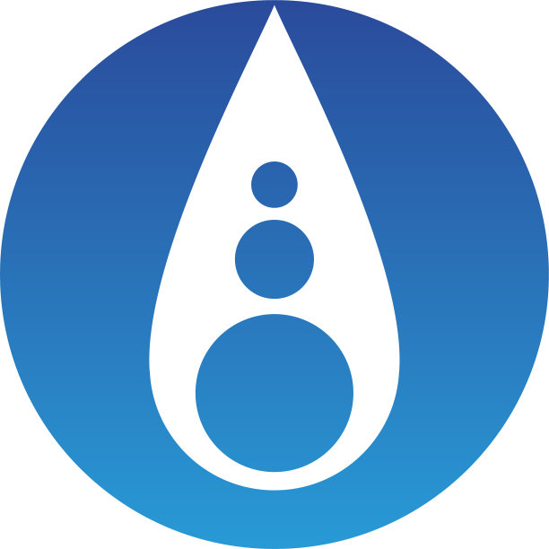 水的自然标志和符号模板图标应用程序图片下载