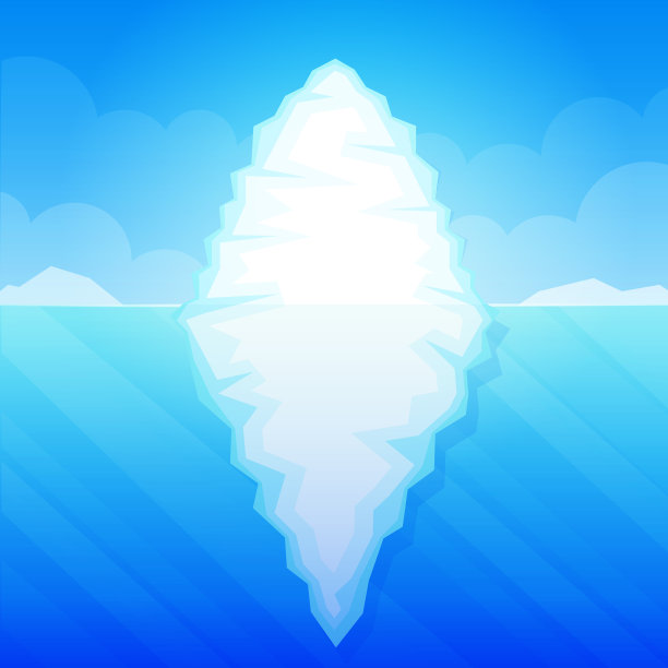 海水中的冰山图片下载