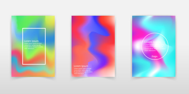 彩色明亮的全息背景，充满活力图片下载