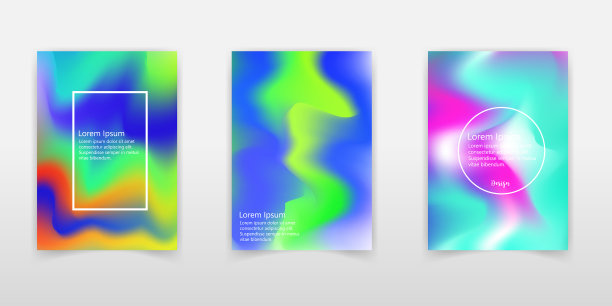 现代全息箔背景液色图片下载