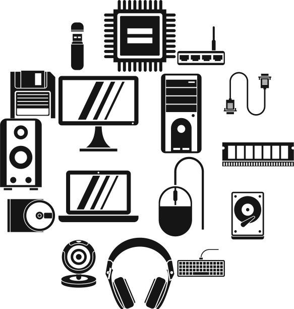 电脑图标设置简单的风格图片下载