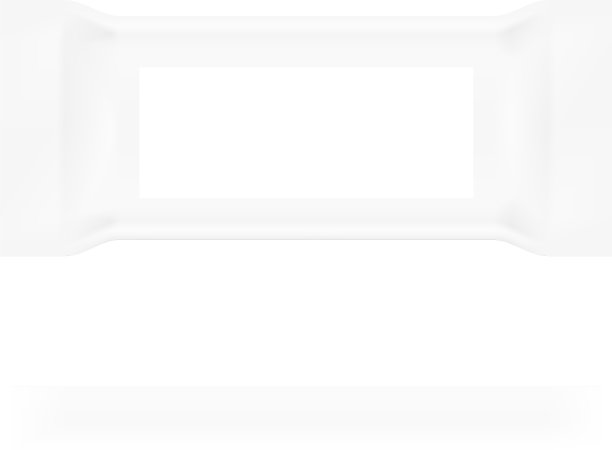 简单的流包装与标签上的白色背景图片下载